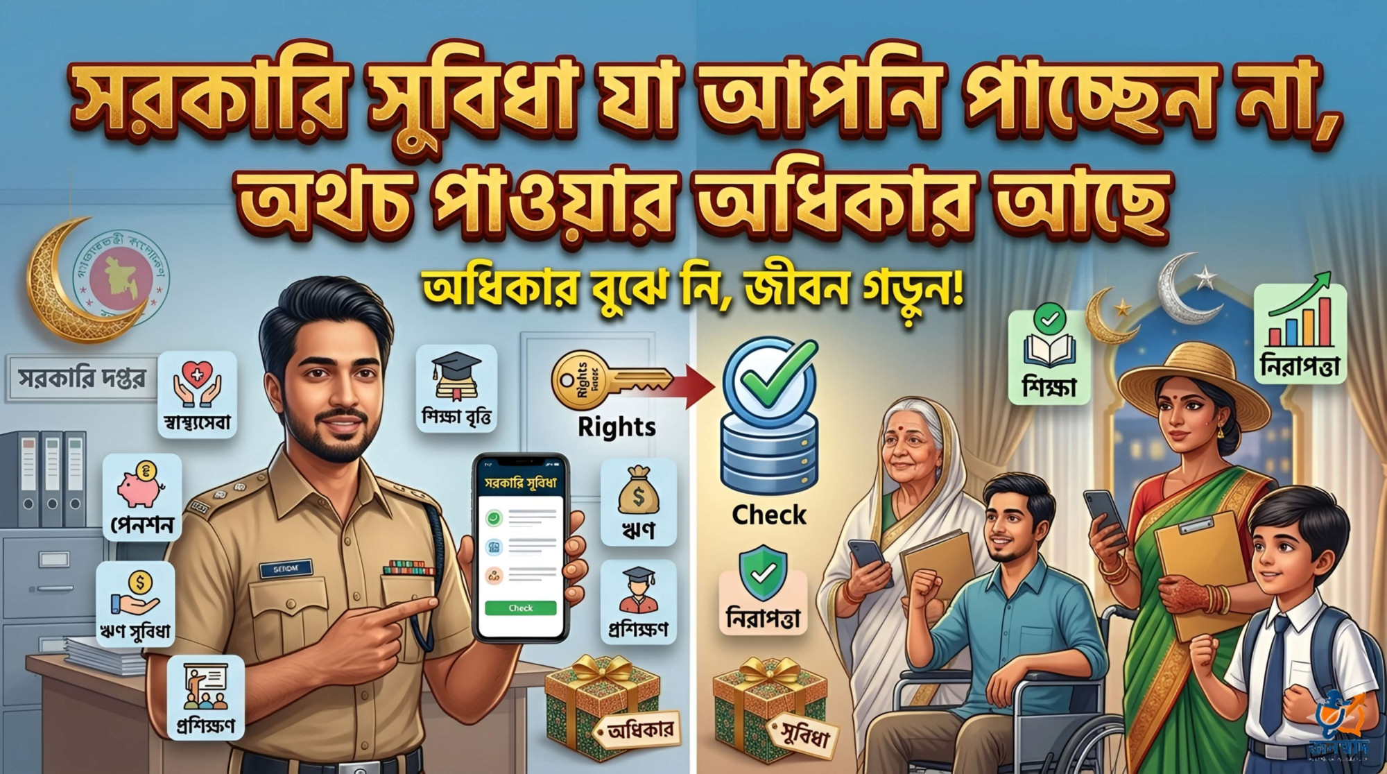 সরকারি সুবিধা যা আপনি পাচ্ছেন না, অথচ পাওয়ার অধিকার আছে।