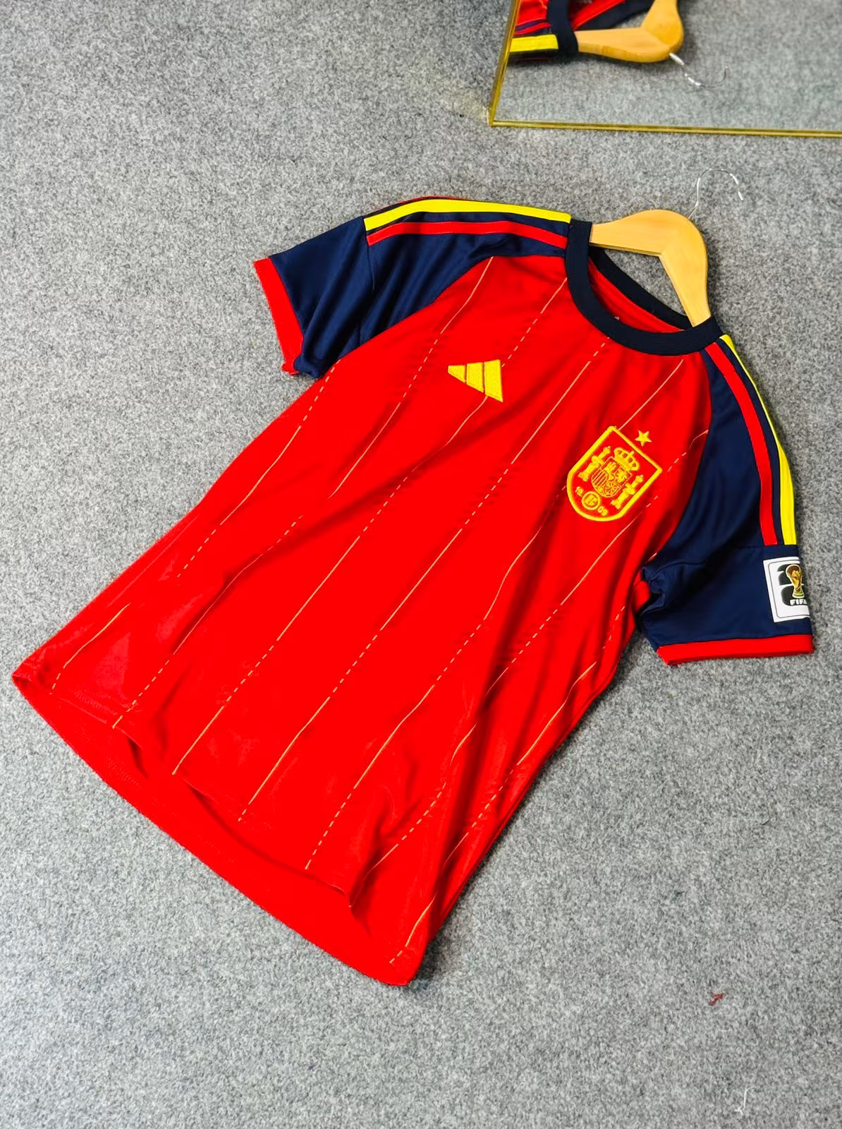 Spain 2014 Retro Home Jersey - Premium Edition