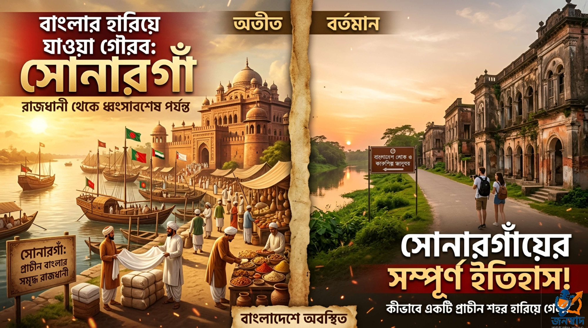 সোনারগাঁ: বাংলার হারিয়ে যাওয়া প্রাচীন রাজধানীর বিস্ময়কর ইতিহাস